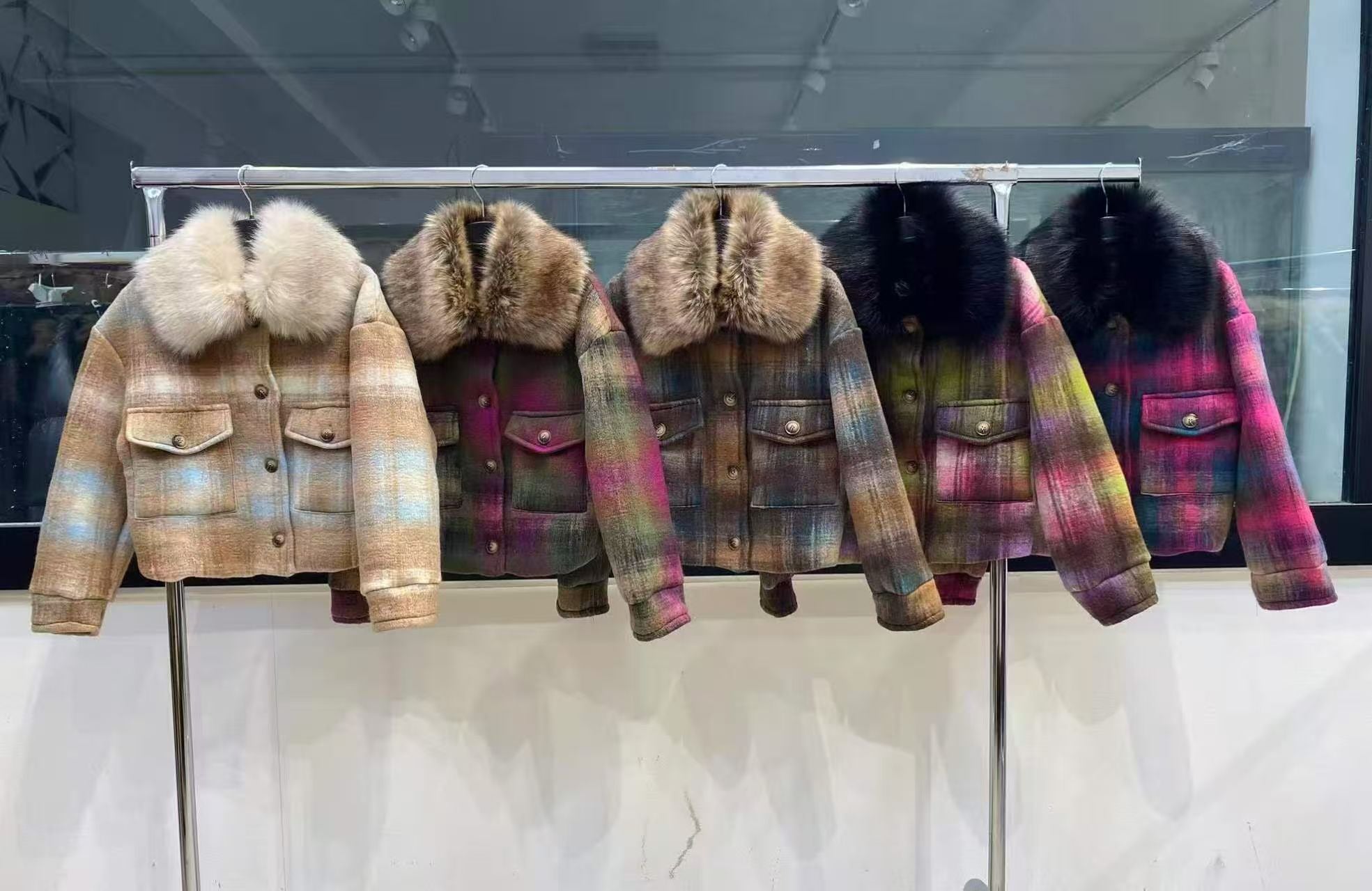 Faux Fur Trim Coats