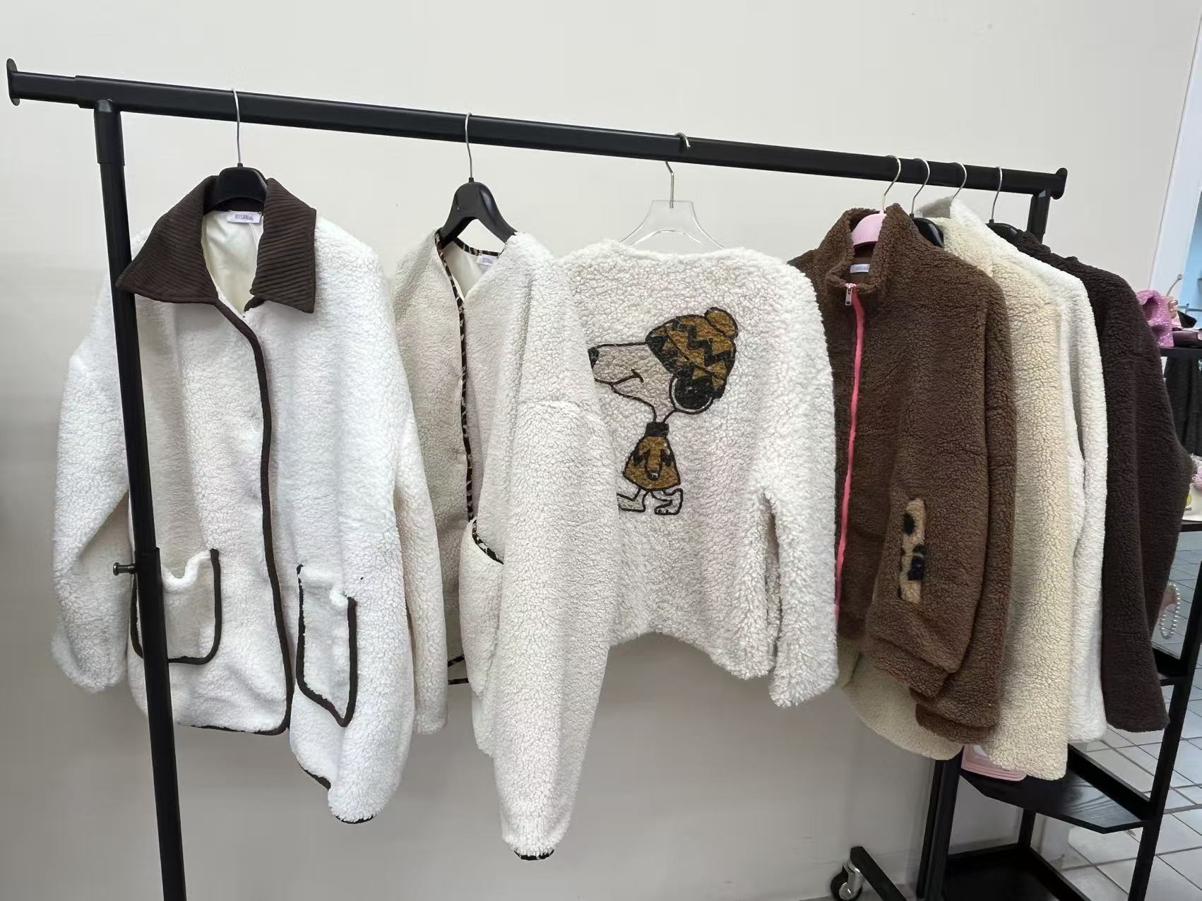 Faux Shearling Winter Coats