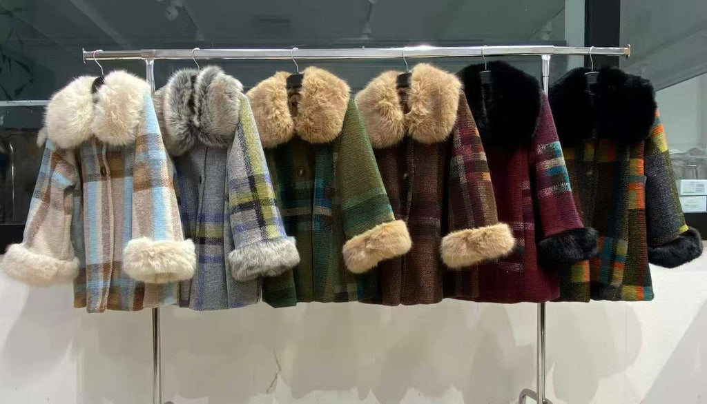 Faux Fur Trim Coats